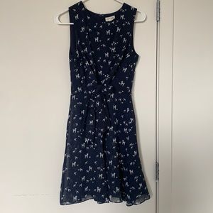 Maison Jules dress, size 4, dog pattern, like new